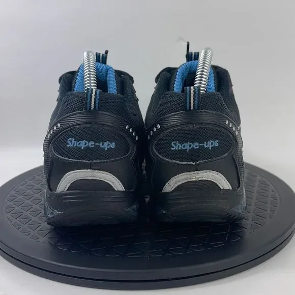 Skechers Shape Ups Black/Blue Walking Comfort Shoes 12320 Women’s Size 9.5 - Picture 6 of 12